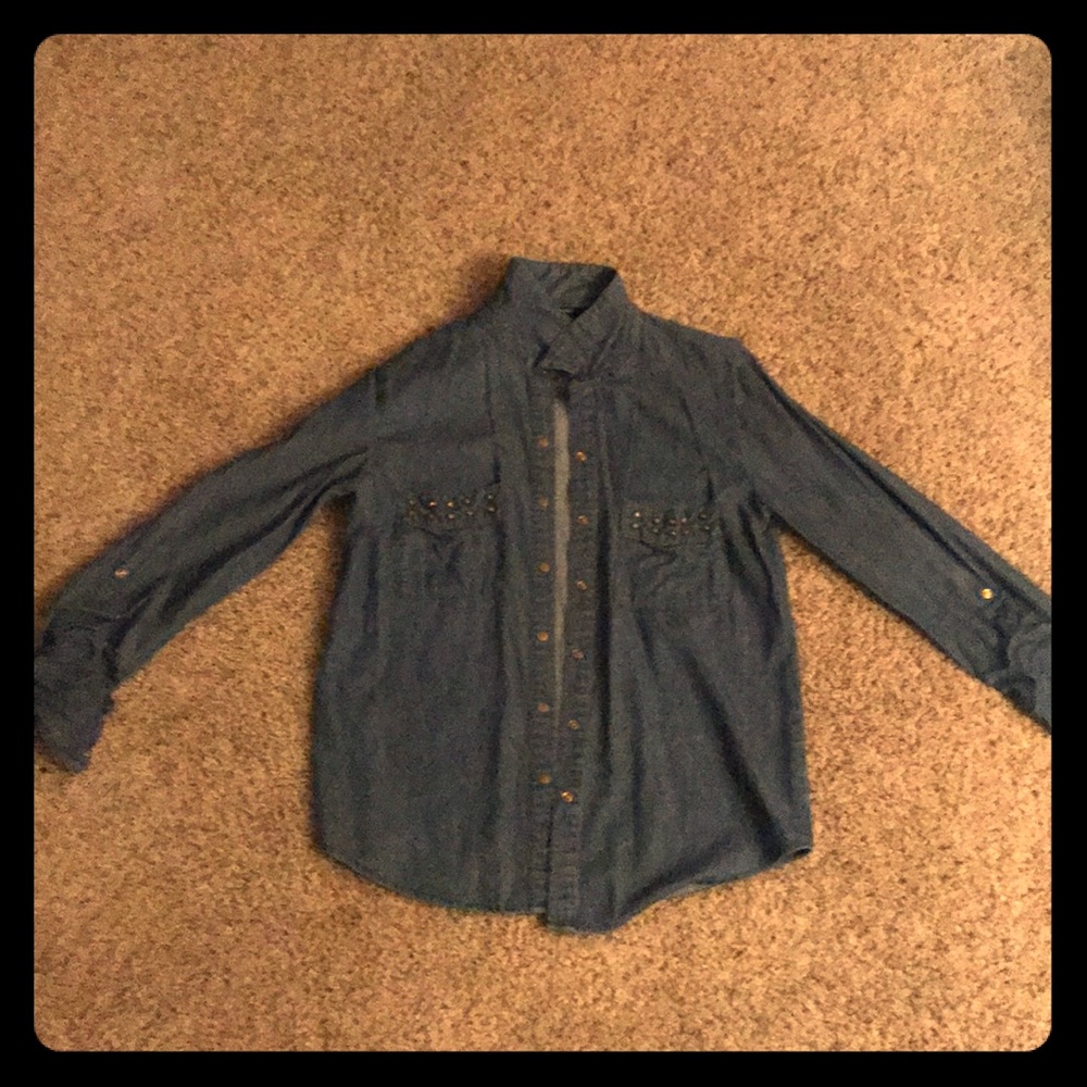 Long Sleeve Denim Shirt